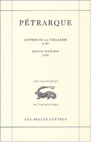 Lettres de la vieillesse =