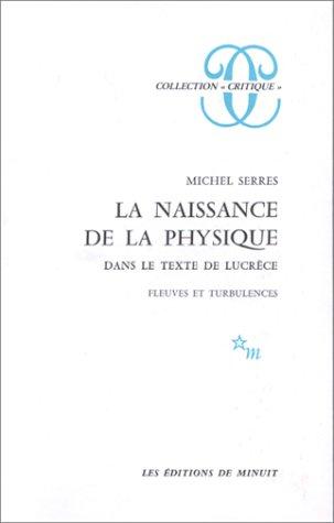 La naissance de la physique dans le texte de Lucrèce