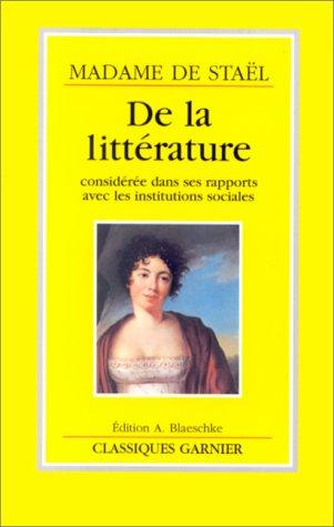 De la littérature
