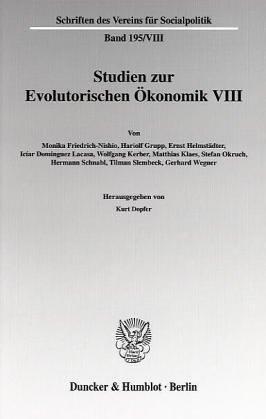 Studien zur evolutorischen Ökonomik