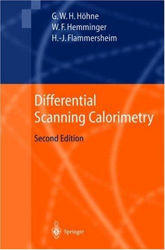 Differential scanning calorimetry