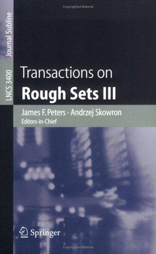 Transactions on Rough Sets III