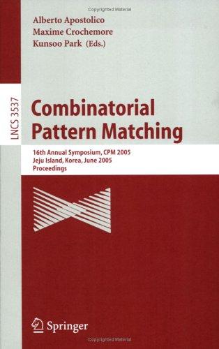 Combinatorial Pattern Matching