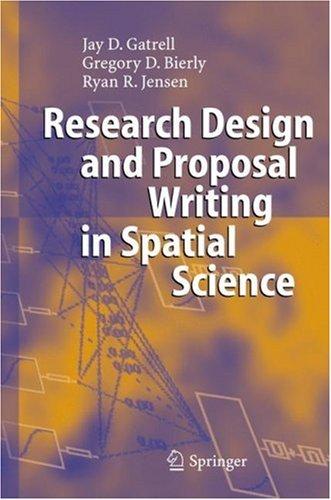 Research design and proposal writing in spatial science