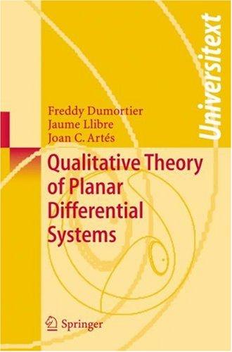 Qualitative theory of planar differential systems