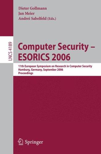 Computer Security--ESORICS 2006