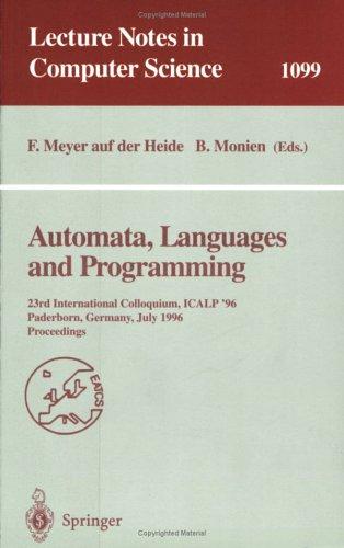 Automata, languages and programming