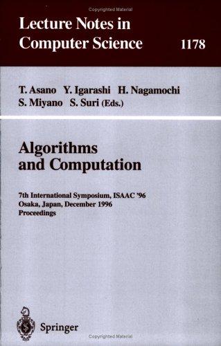 Algorithms and Computation
