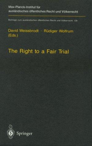The Right to a Fair Trial