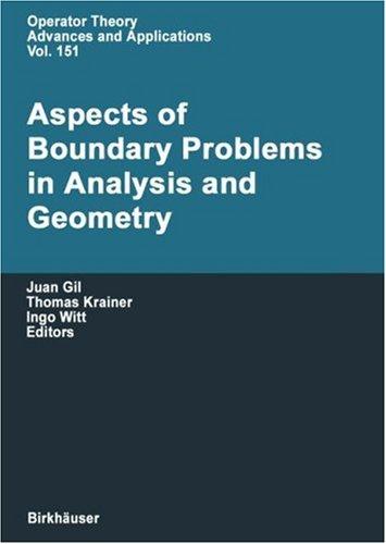 Aspects of Boundary Problems in Analysis and Geometry