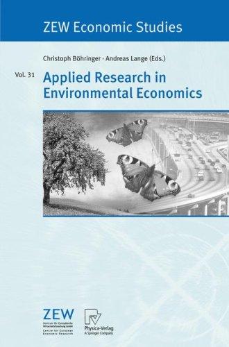 Applied research in environmental economics