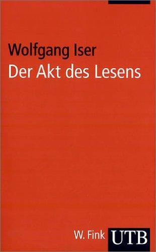 Der Akt des Lesens. Theorie ästhetischer Wirkung