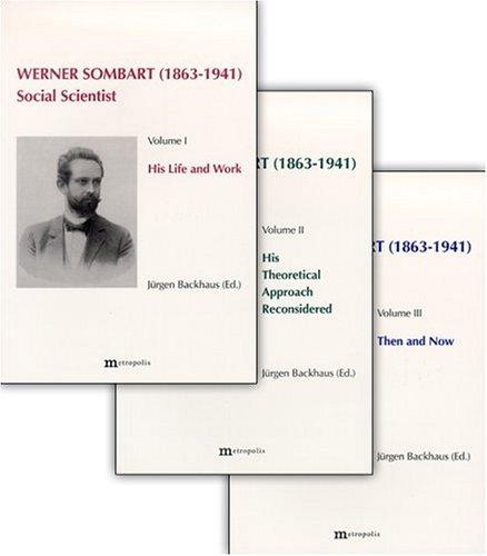 Werner Sombart (1863-1941)