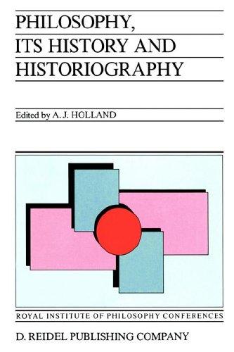 Philosophy, its history and historiography