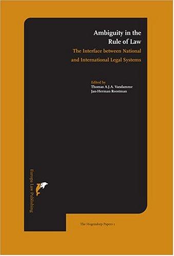 Ambiguity in the rule of law