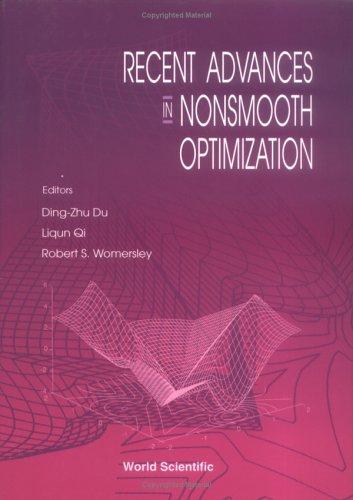 Recent Advances in Nonsmooth Optimization