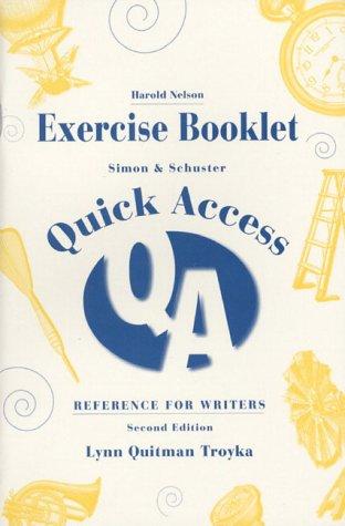 Exercise Booklet Quick Access