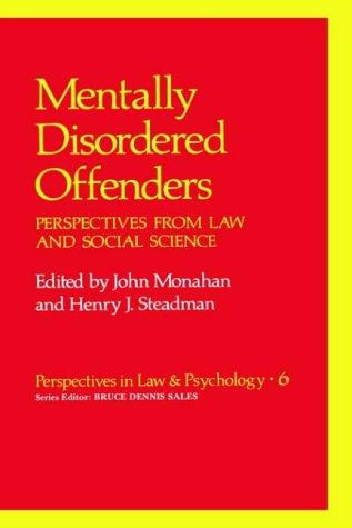 Mentally disordered offenders