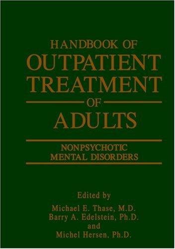 Handbook of Outpatient Treatment of Adults
