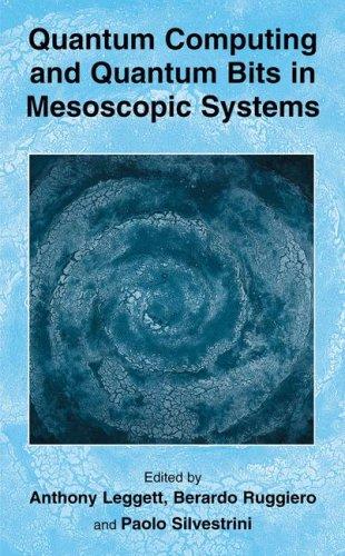 Quantum computing and quantum bits in mesoscopic systems