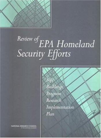 Review of EPA Homeland Security Efforts