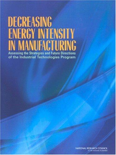 Decreasing Energy Intensity in Manufacturing