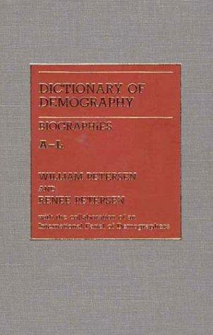 Dictionary of Demography/Biographies