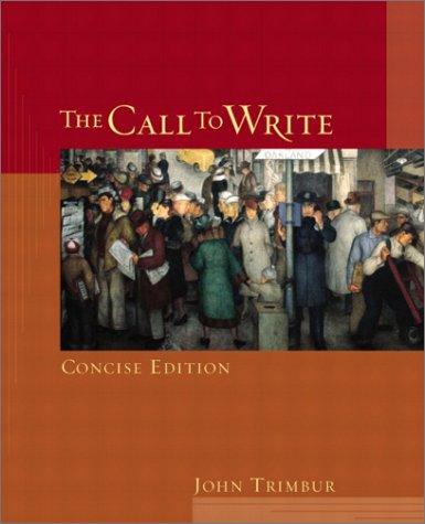 The Call to Write, Concise Edition