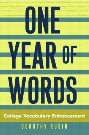 One Year of Words