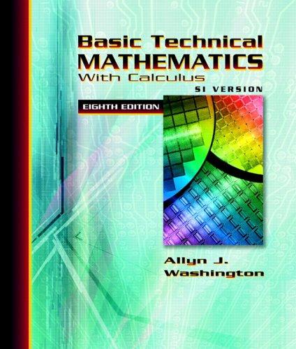 Basic Technical Mathematics with Calculus SI Version