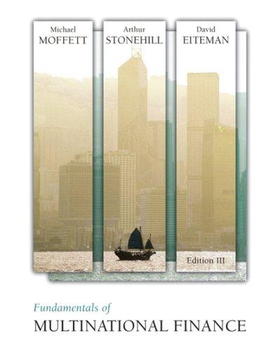 Fundamentals of Multinational Finance