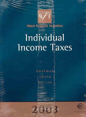 West Federal Taxation 2003