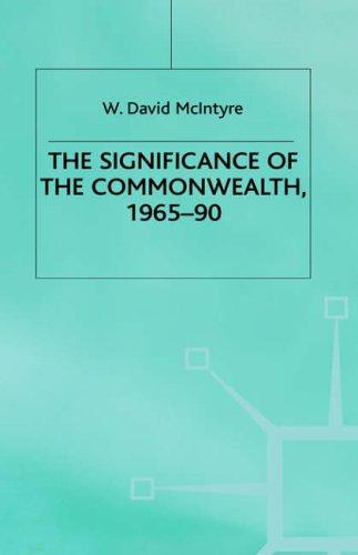 The significance of the Commonwealth, 1965-90