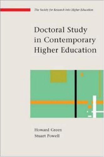 Doctoral Study in Contemporary Higher Education