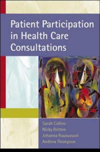 Patient Participation in Health Care Consultations: Qualitative Perspectives