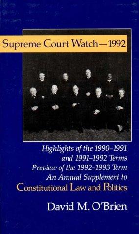 Supreme Court Watch 1992