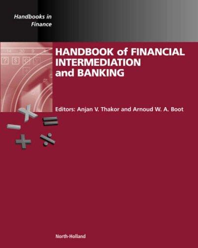 Handbook of financial intermediation & banking