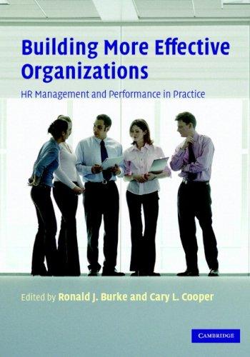 Building more effective organizations