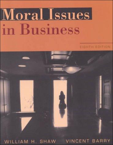 Moral Issues in Business