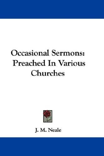 Occasional Sermons