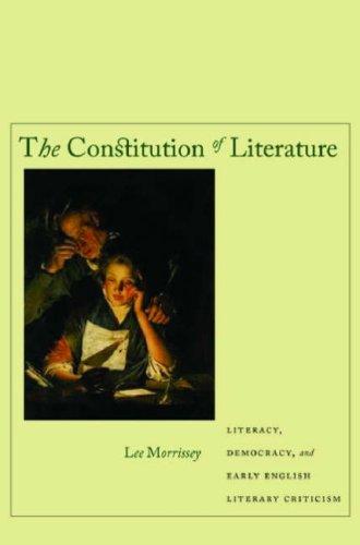 The Constitution of Literature