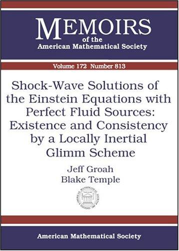 Shock-wave Solutions of the Einstein Equations with Perfect Fluid Sources