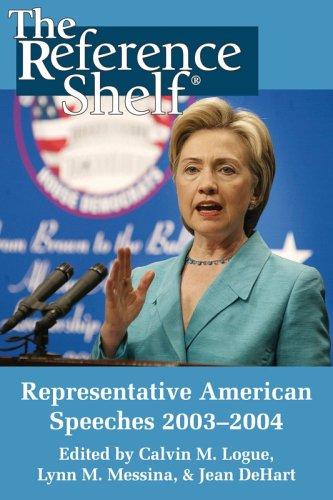 Representative American speeches 2003-2004