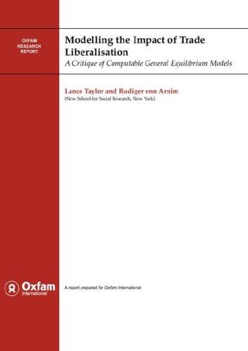 Modelling the impact of trade liberalisation