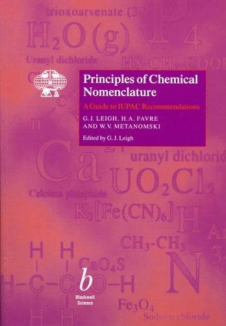 Principles of chemical nomenclature