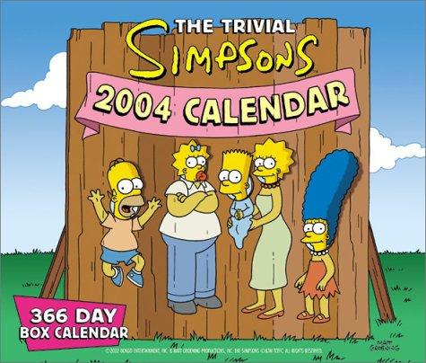 The Trivial Simpsons 366-Day Box Calendar