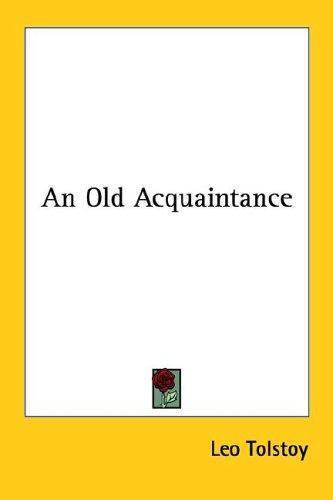 An Old Acquaintance