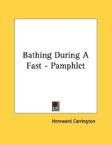 Bathing During A Fast