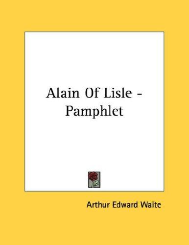 Alain Of Lisle - Pamphlet