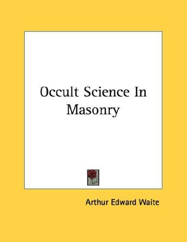 Occult Science in Masonry